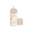 Biberon vidrio Wonder Suavinex 240 ml Flores ROSA
