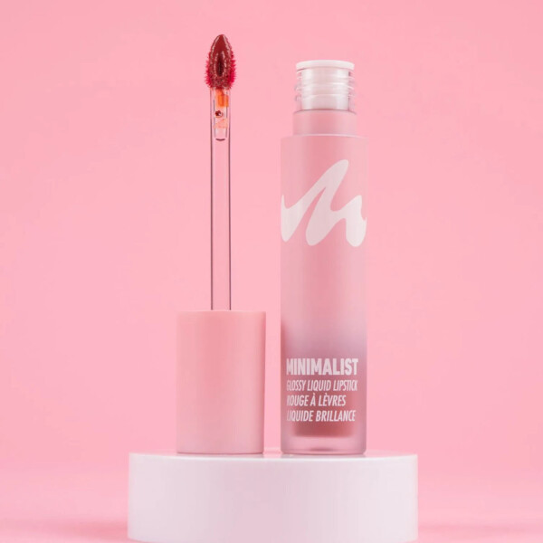 Labial Glossy Minimalist morados Nº12