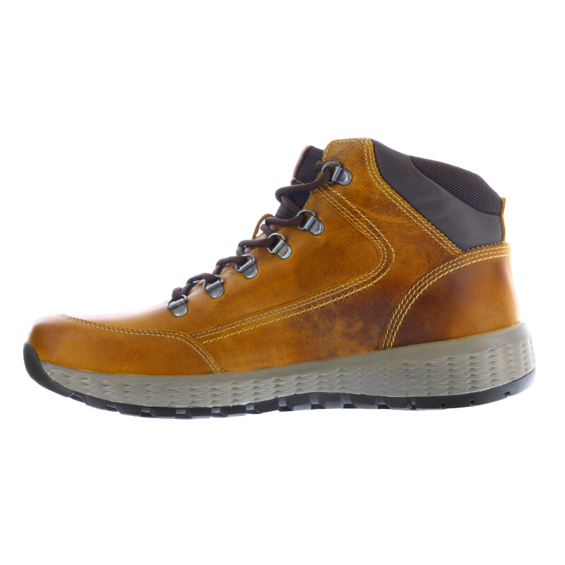 Bota de Hombre Freeway Casual Marrón Marrón Camel (Cuero Graso)