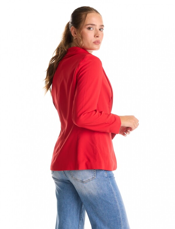 Blazer Sastrero Slim ROJO