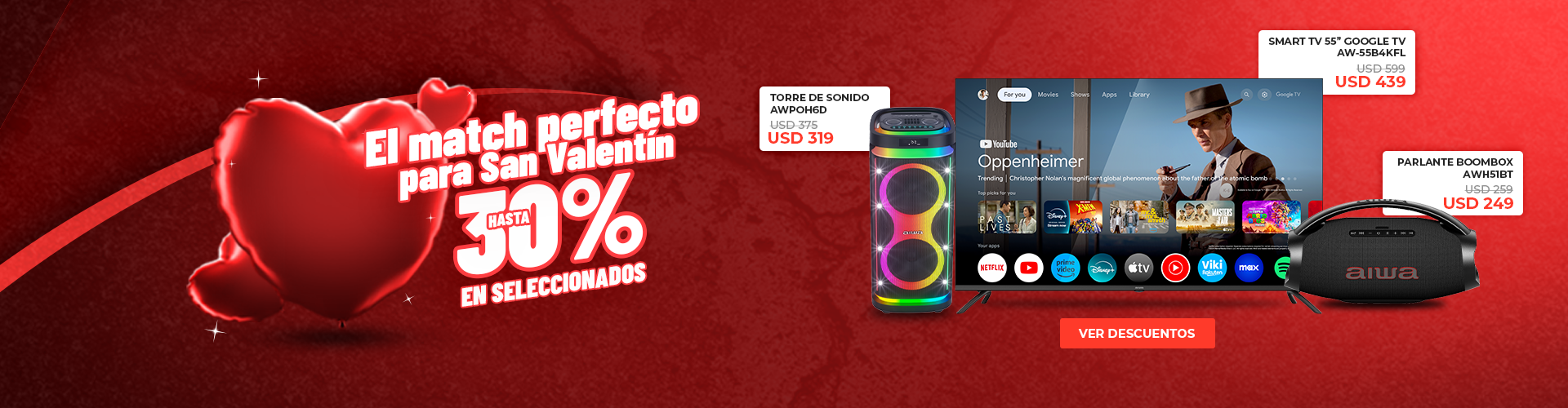 Regalos para San Valentín