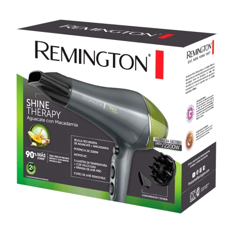 Secador de Pelo Remington D18A Shine Therapy 001