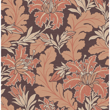 COLECCIÓN REVIVAL - BUTTERFIELD BURGUNDY FLORAL - N/A