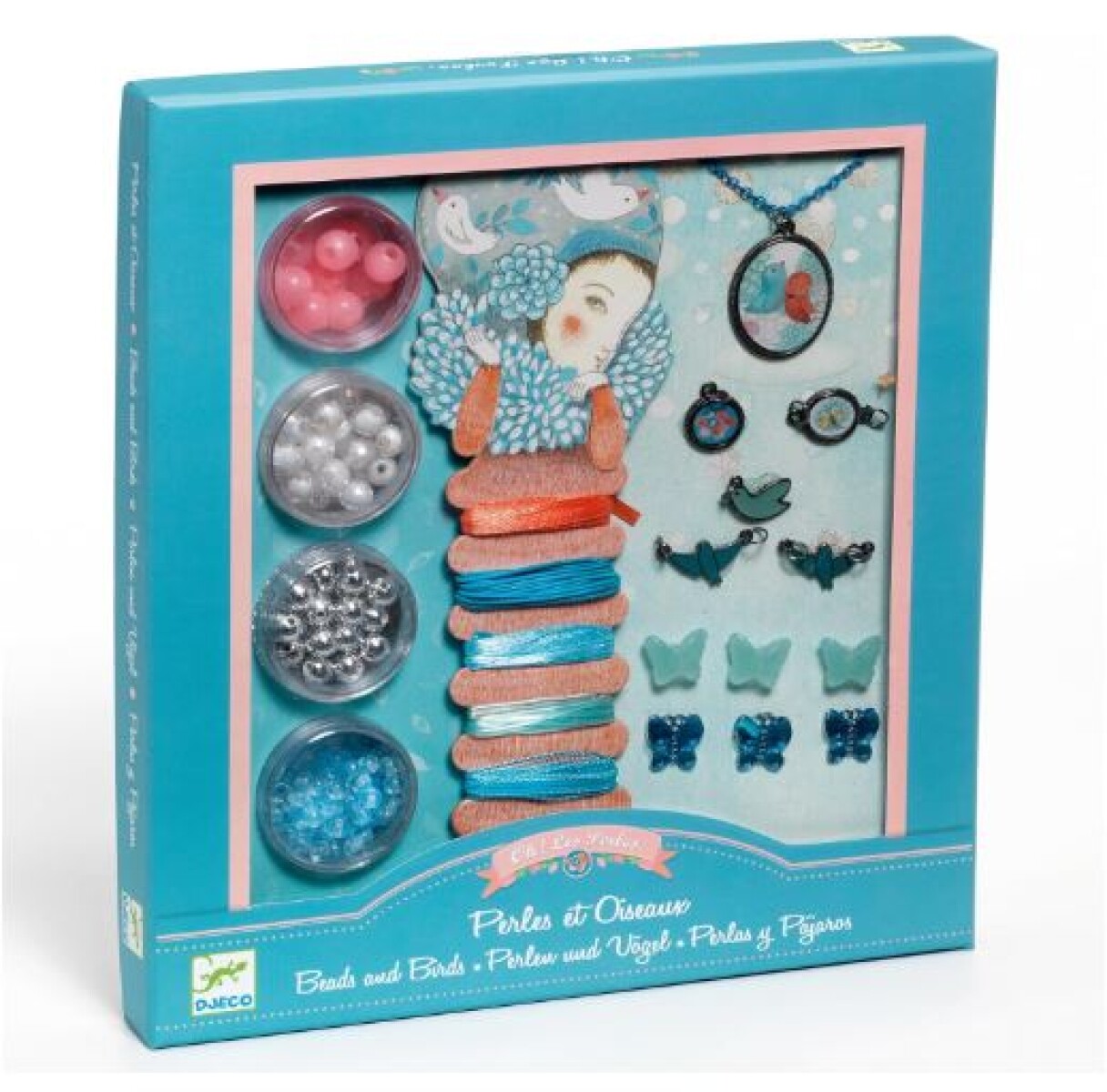 Set para hacer pulseras y collares - Oiseaux 
