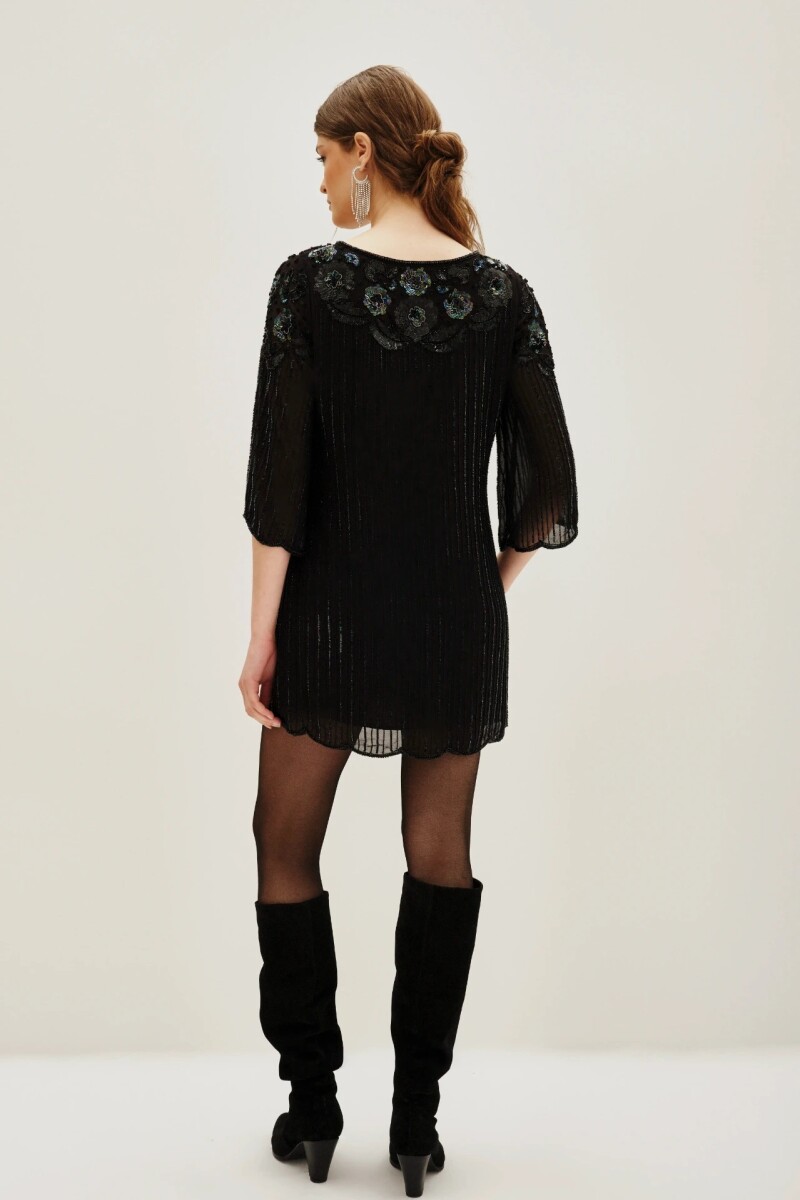 Vestido Charles Embro Negro