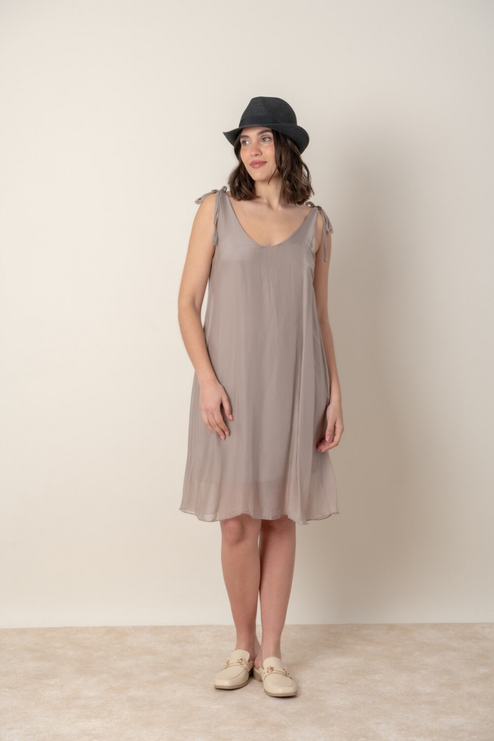 VESTIDO ANDROMEDA Visón