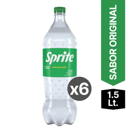 Pack X6 Refresco Sprite 1.5 lt Lima Limón 001