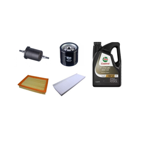 KIT DE FILTROS Y ACEITE 5W40 CASTROL Kit De Filtros Y Aceite 5w40 Castrol