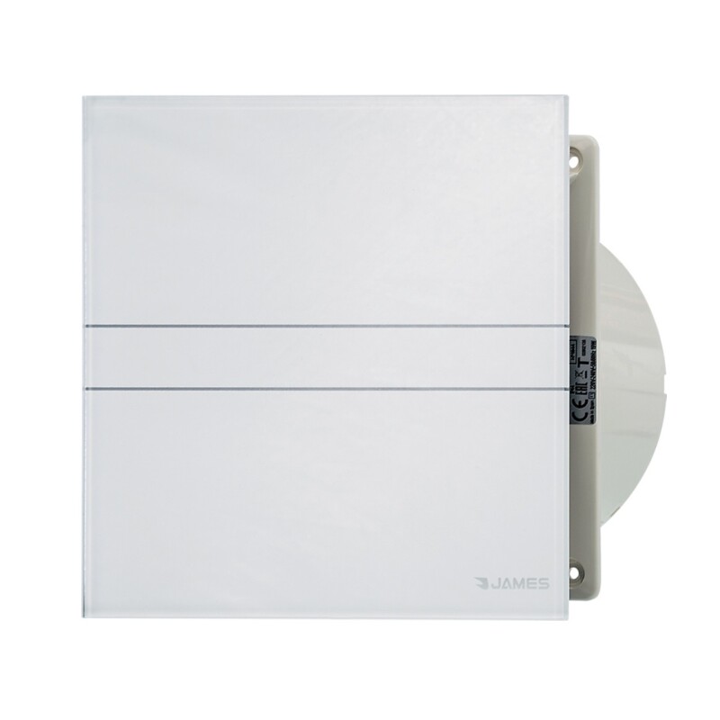 Extractor James De Baño Frente De Vidrio Ej 100vt 100mm Color Blanco Extractor James De Baño Frente De Vidrio Ej 100vt 100mm Color Blanco