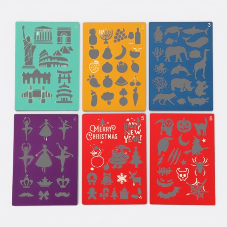 Kit 2 Libretas Scratching + 2 Lápices + Moldes Kit 2 Libretas Scratching + 2 Lápices + Moldes