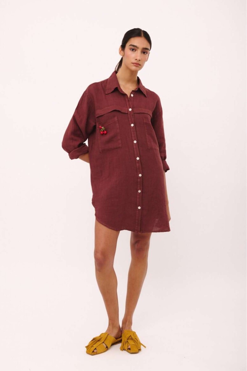 CAMISA MEN MORANGO - Chocolate 