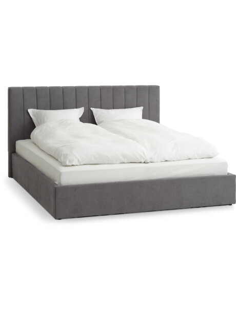 Estructura cama AGERFELD King 180x200 gris osc Estructura cama AGERFELD King 180x200 gris osc
