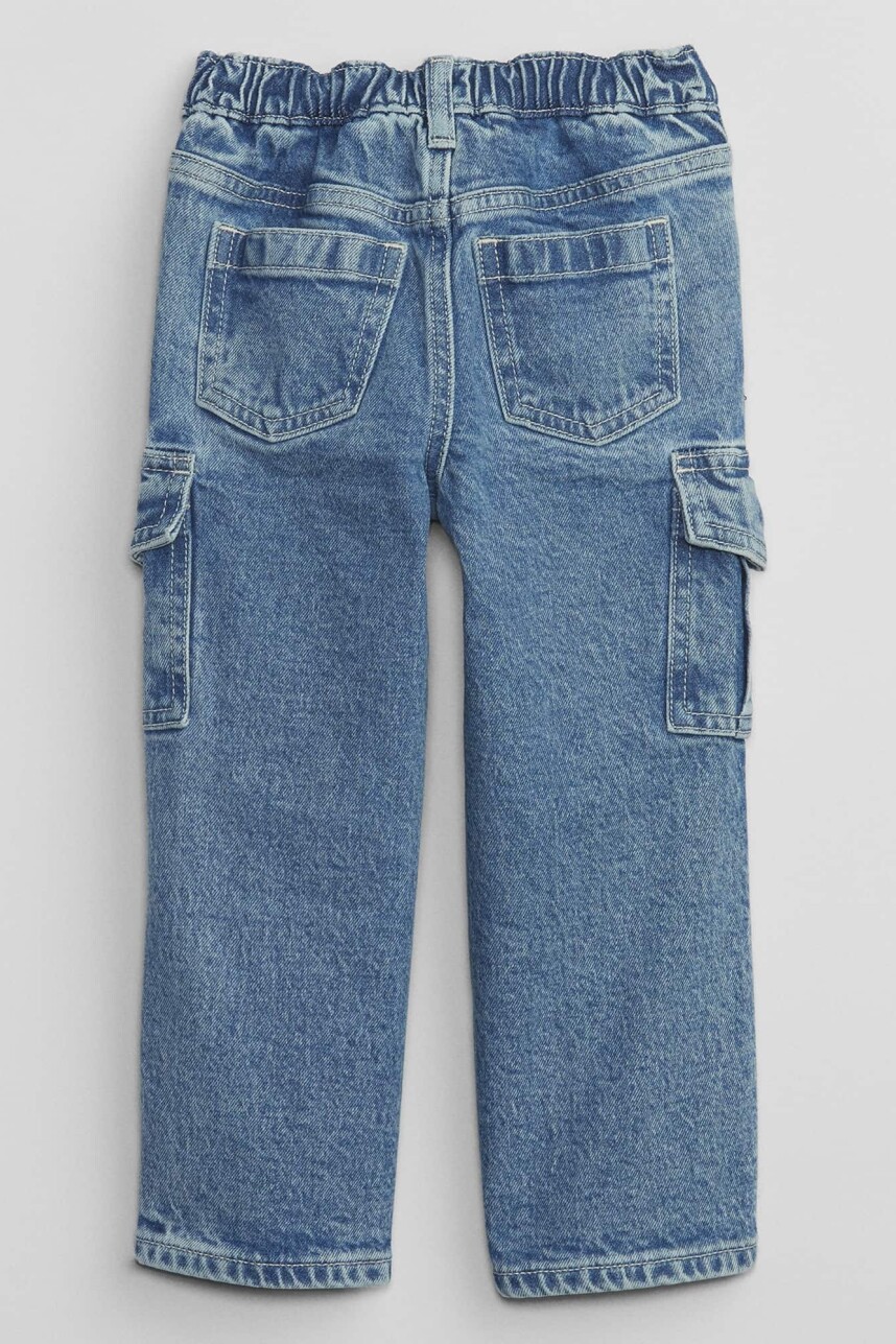 Jean Wide Leg Toddler Niña Light Wash