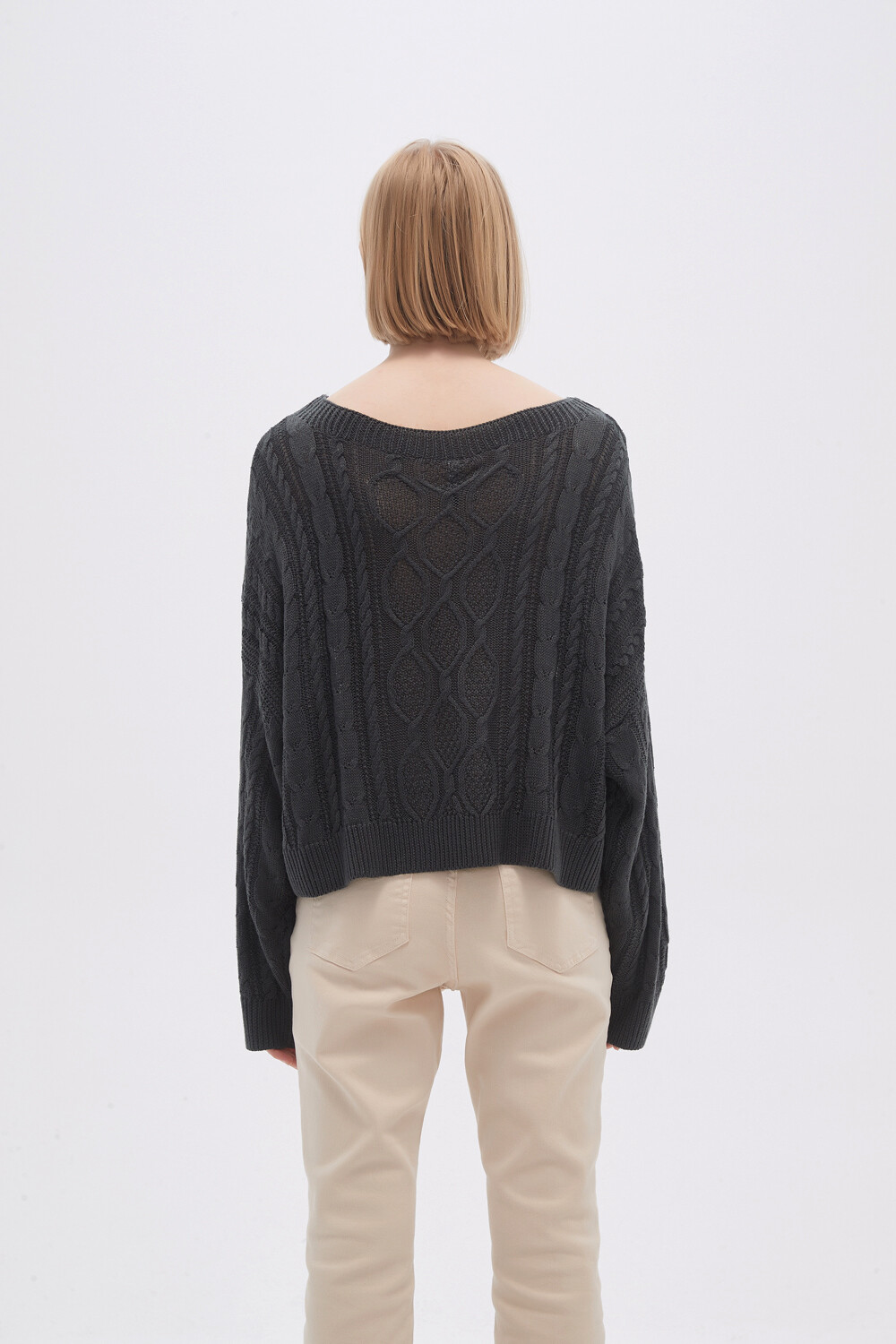 Sweater Viento Gris Topo