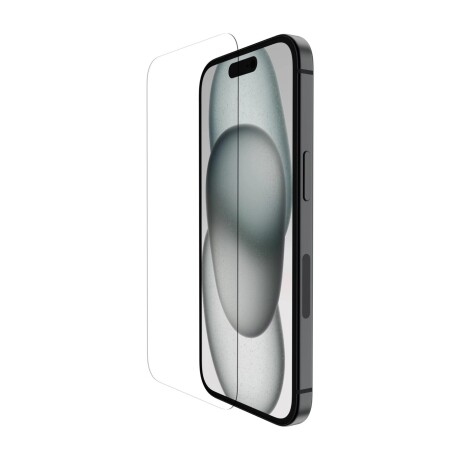 Vidrio Templado SPF Tempered Glass Antimicrobial para iPhone 15 Pro / 14 Pro Transparente