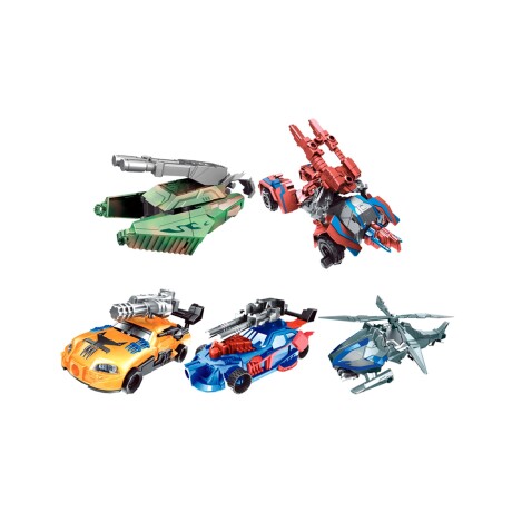 Set de 5 Robots Transform Mars 5 en 1 Set de 5 Robots Transform Mars 5 en 1