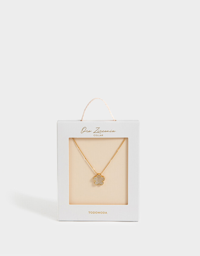 Cadena Corta con Dije Premium Gold Cortos - Dorado