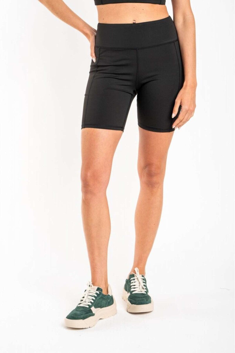 Biker Deportiva Tiro Alto - Negro 