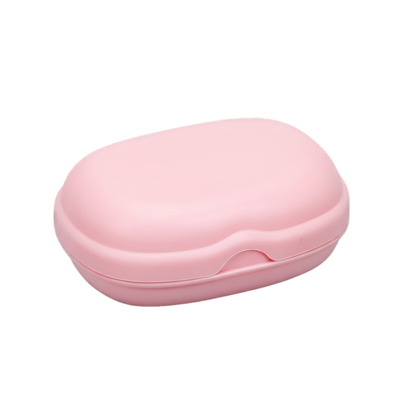 Jabonera con tapa ROSADO