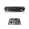 Extractor Purificador Nubia 60CM de Negro Pack De Extractor Purificador Nubia + Anafe A Gas Vulcano Quad 4 Acero inoxidable