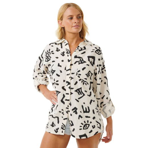 Camisa Rip Curl The Search - Blanco Camisa Rip Curl The Search - Blanco