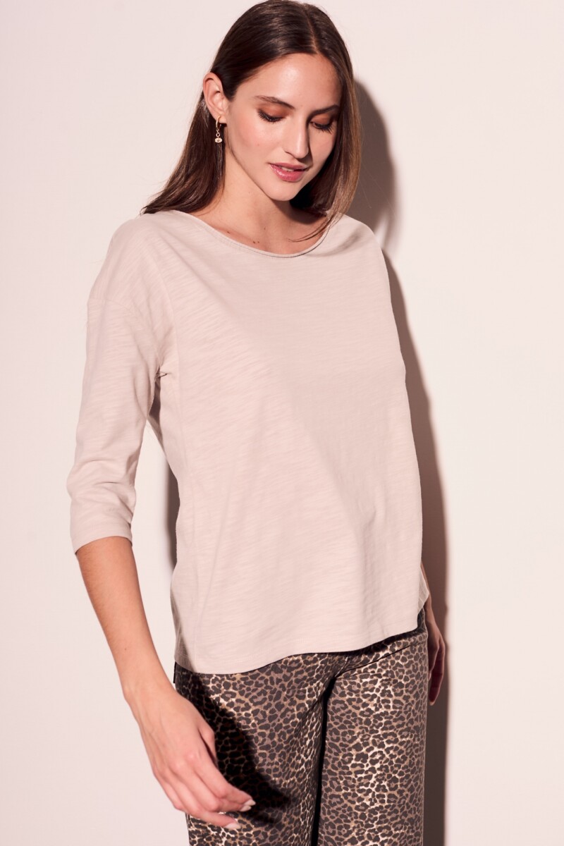 Remera Algodón Gris