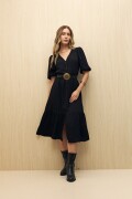 VESTIDO FARROW Negro