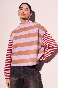 Sweater Rayado Combinado Multi