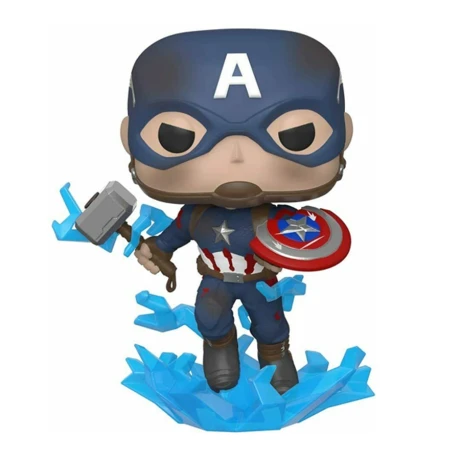 Capitan America con Mjolnir y Escudo Roto • Avengers Endgame - 573 Capitan America con Mjolnir y Escudo Roto • Avengers Endgame - 573