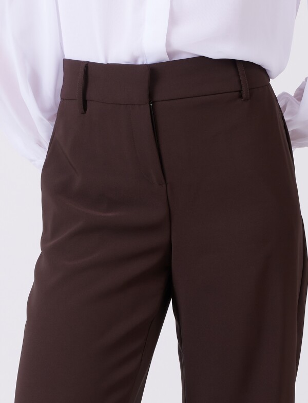 Pantalon Wide Leg MARRON