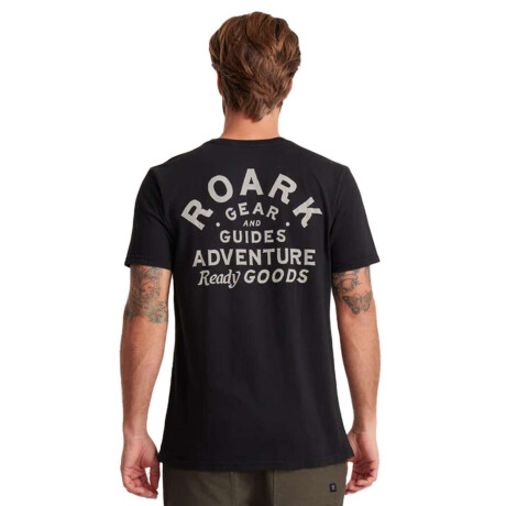 Remera Roark Gear & Guides Negro
