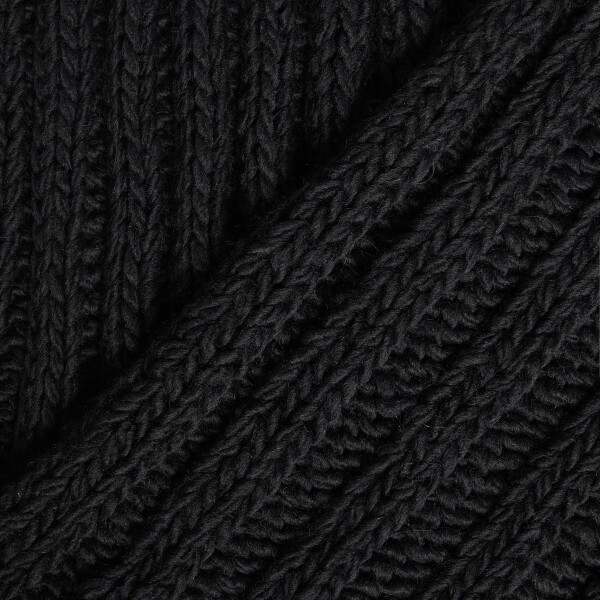 Bufanda Hilo Tejido Crochet Abrigo Suave Hombre Mujer Atrix® Variante Color Negro