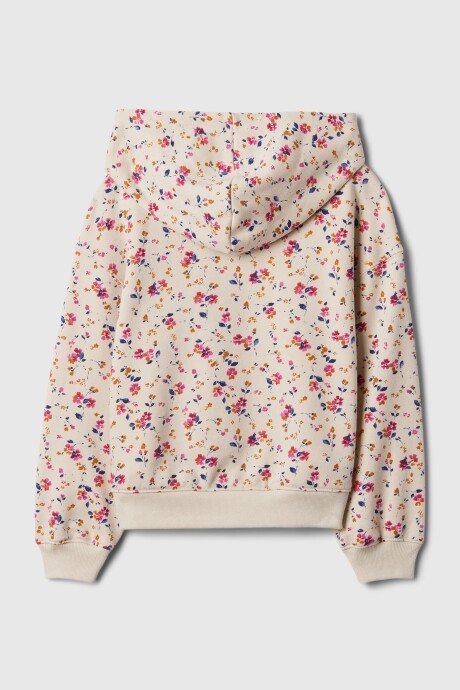 Canguro Logo Gap Oversized Niña White Floral Print