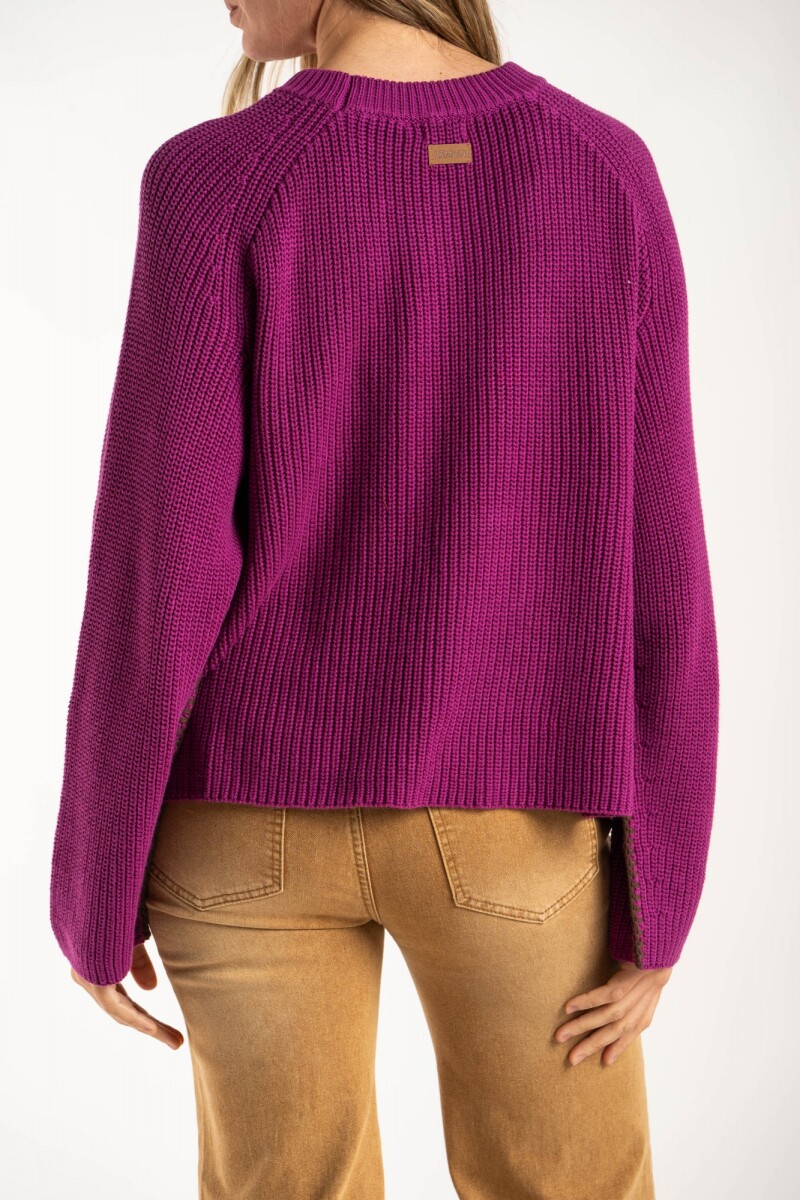 Sweater Algodon Magenta