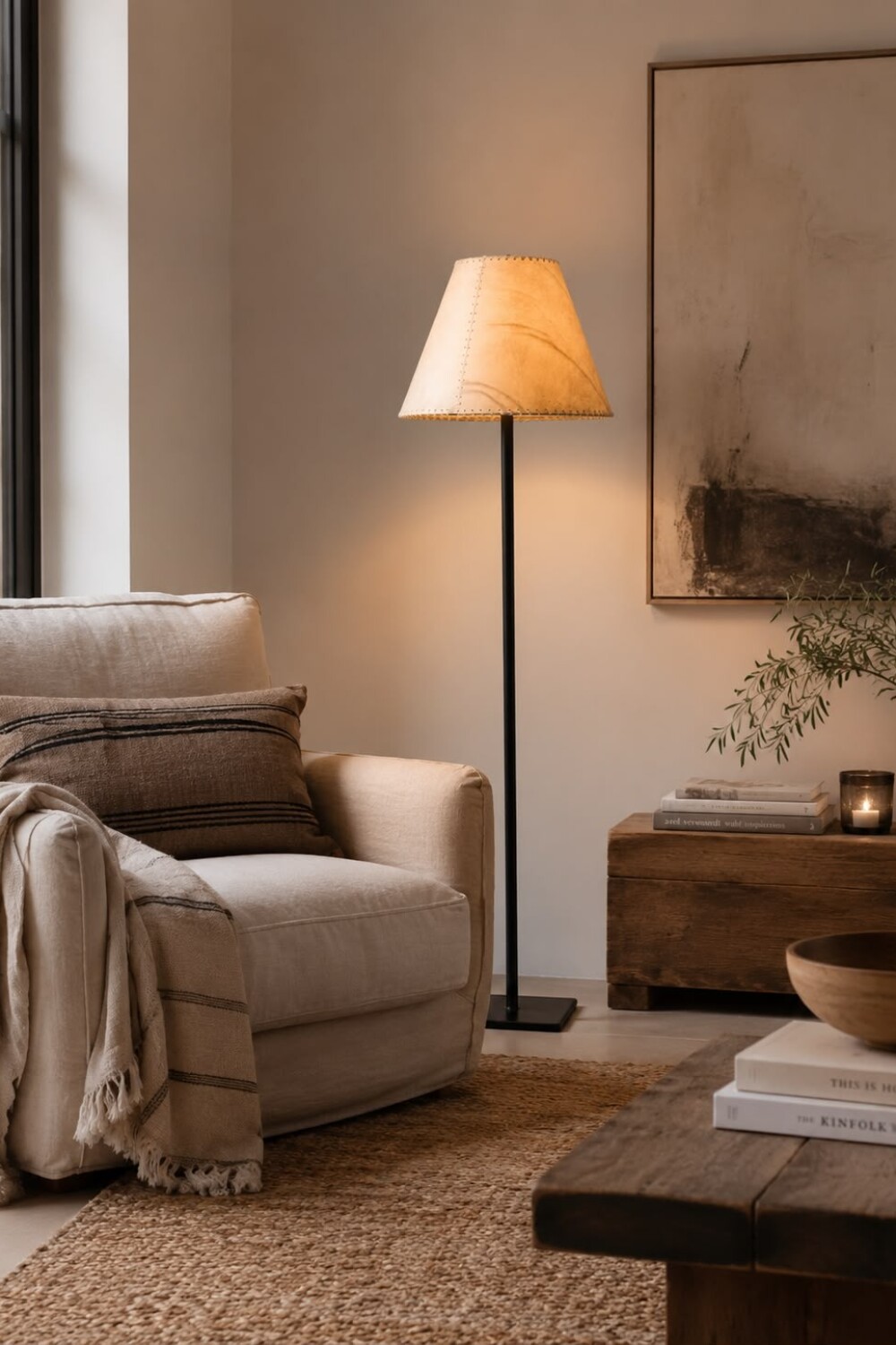 Floor Lamp Grande Lonja / Negro