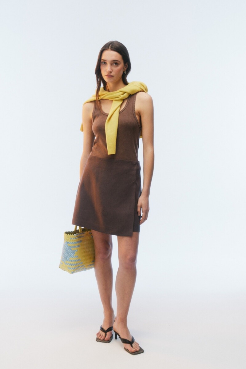 FALDA OLIVER Chocolate