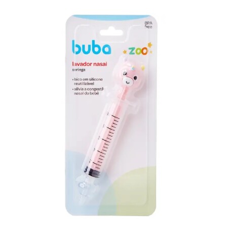 Jeringa lavado nasal Unicornio rosa