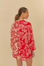 CAMISA FLORAL Rojo