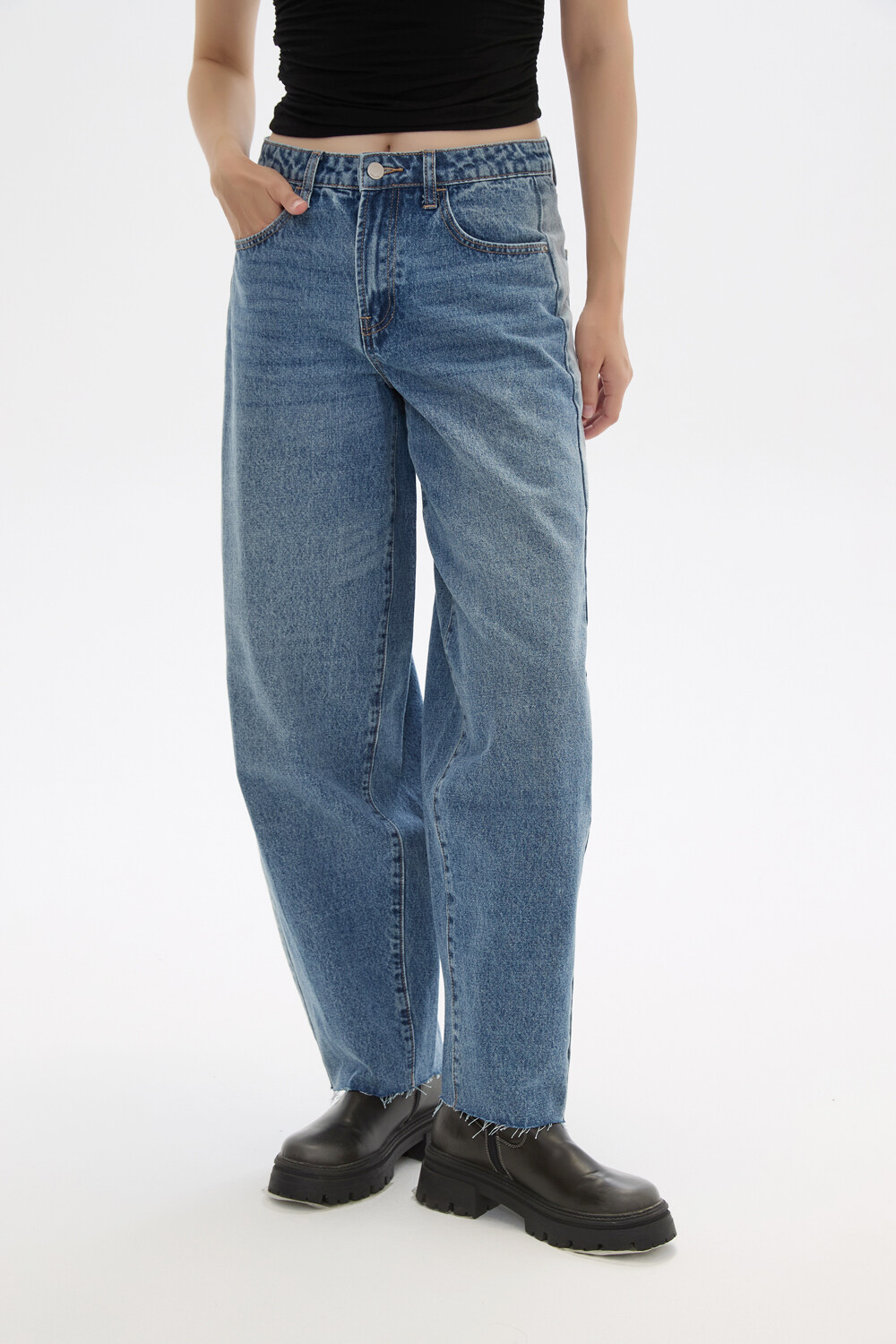 Pantalon Elmire Azul Medio