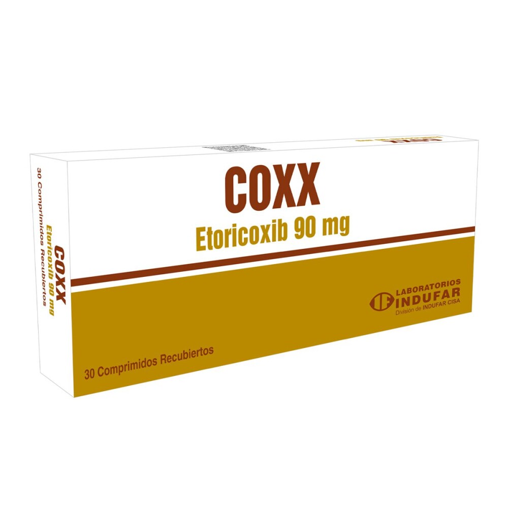 COXX ETORICOXIB 90 MG. CJ X 30 COMP. REC única