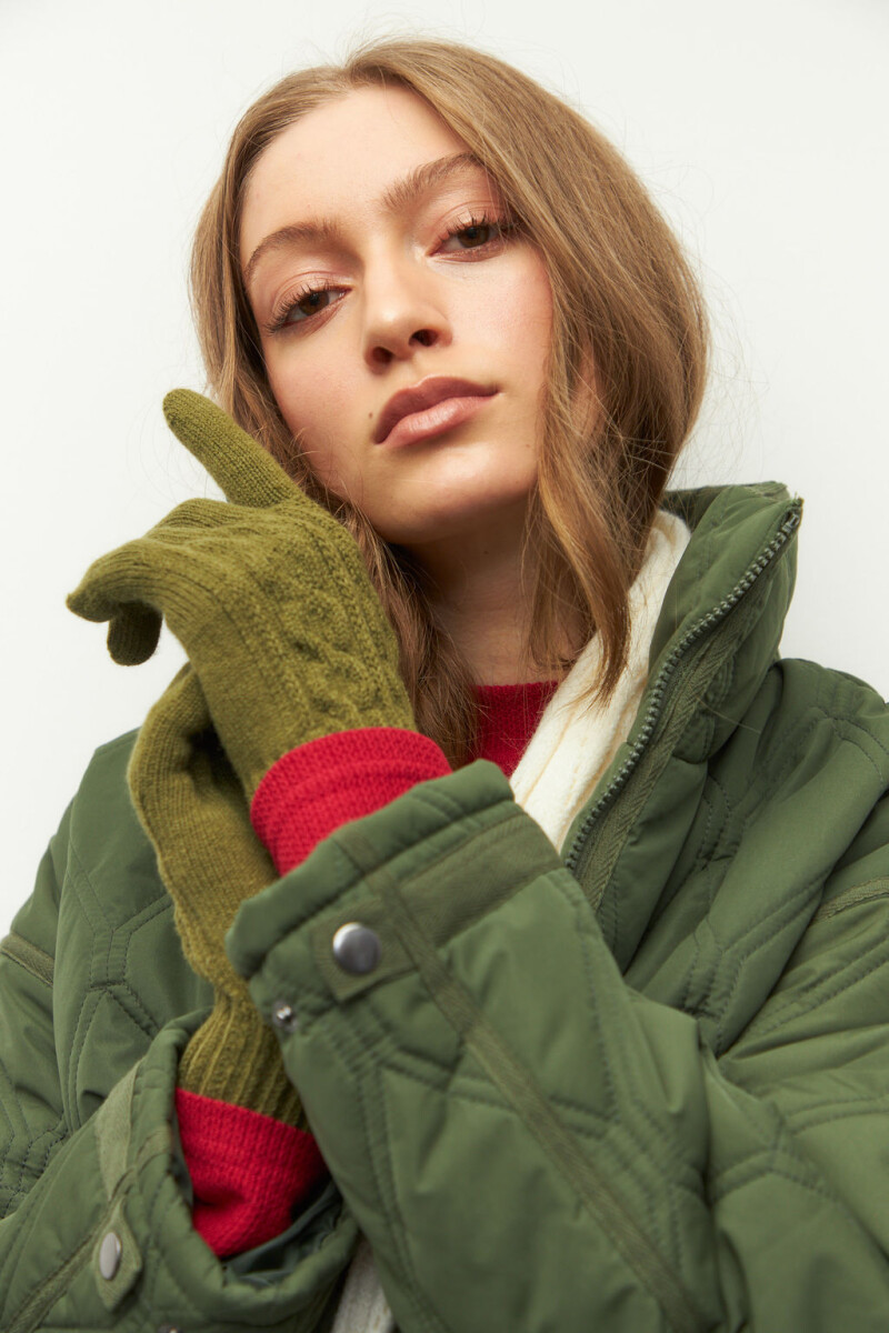 GUANTES MOIRANA Verde Hierba