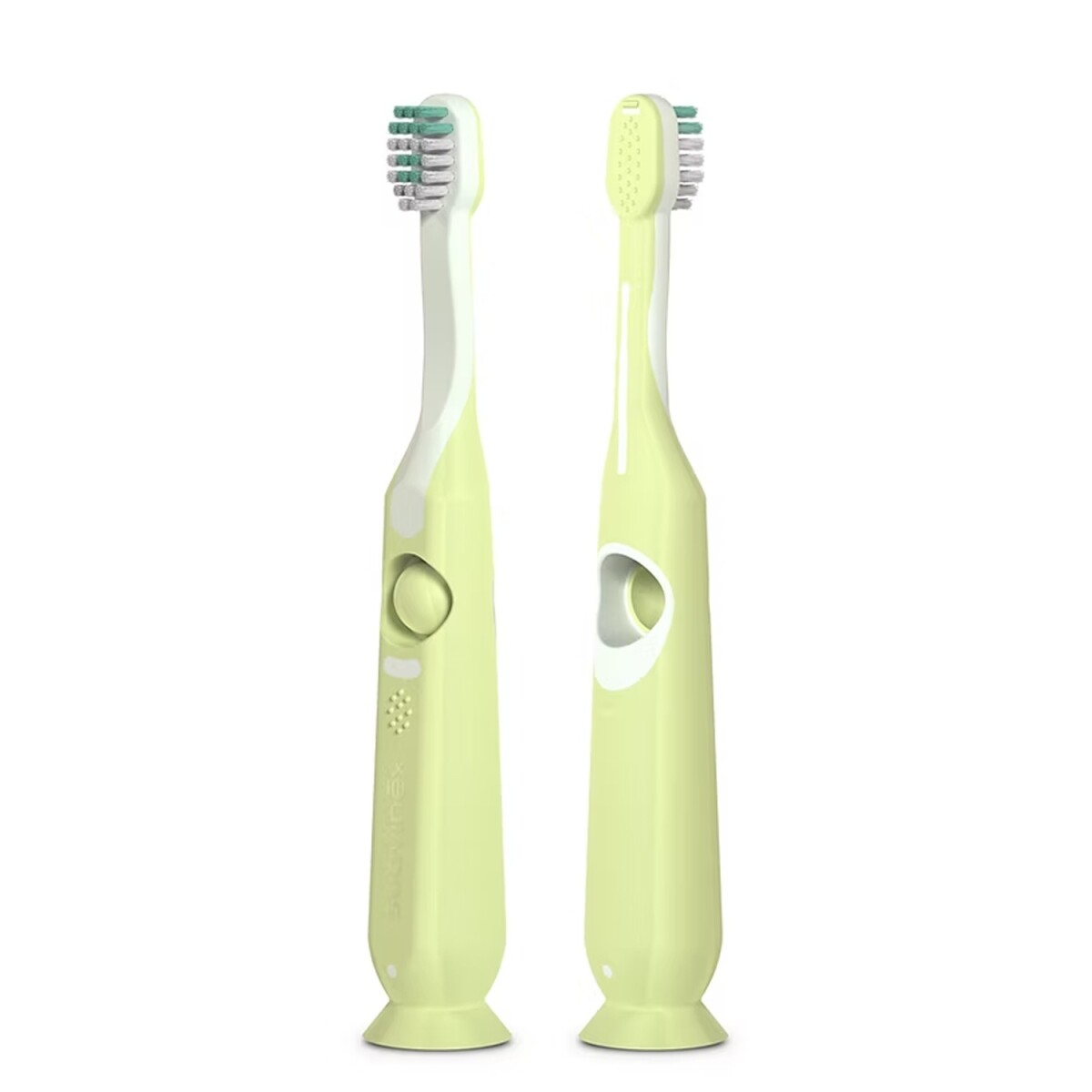 Cepillo Dental Kids 2-6 Años Suave Ventosa Con Tapa - Verde 