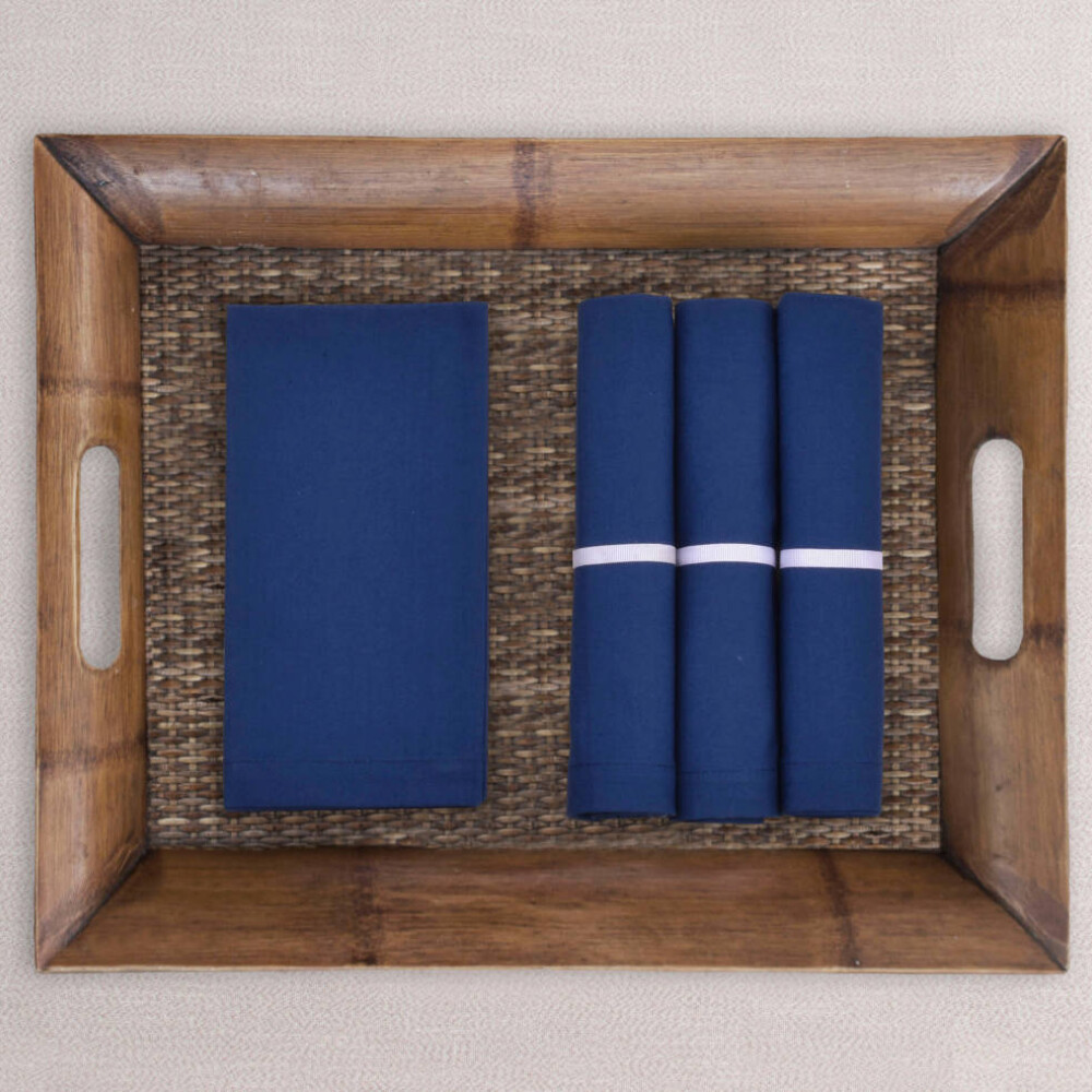 Set x4 Servilletas Azul