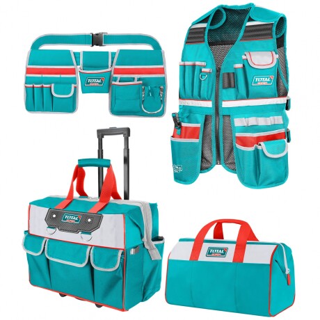 Kit Organizador De Herramientas: Valija, Bolso, Cinturón Y Chaleco Kit Organizador De Herramientas: Valija, Bolso, Cinturón Y Chaleco