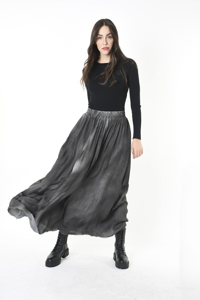 FALDA LARGA Gris