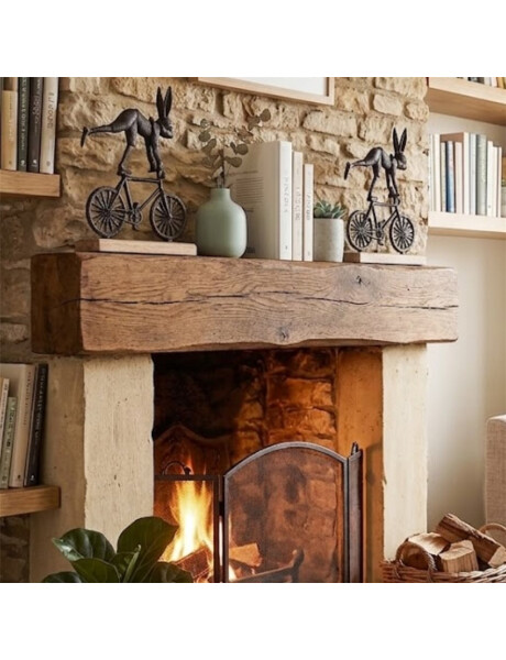 CONEJO DECORATIVO MADERA 5x18x23CM NATURAL/NEGRO CONEJO DECORATIVO MADERA 5x18x23CM NATURAL/NEGRO