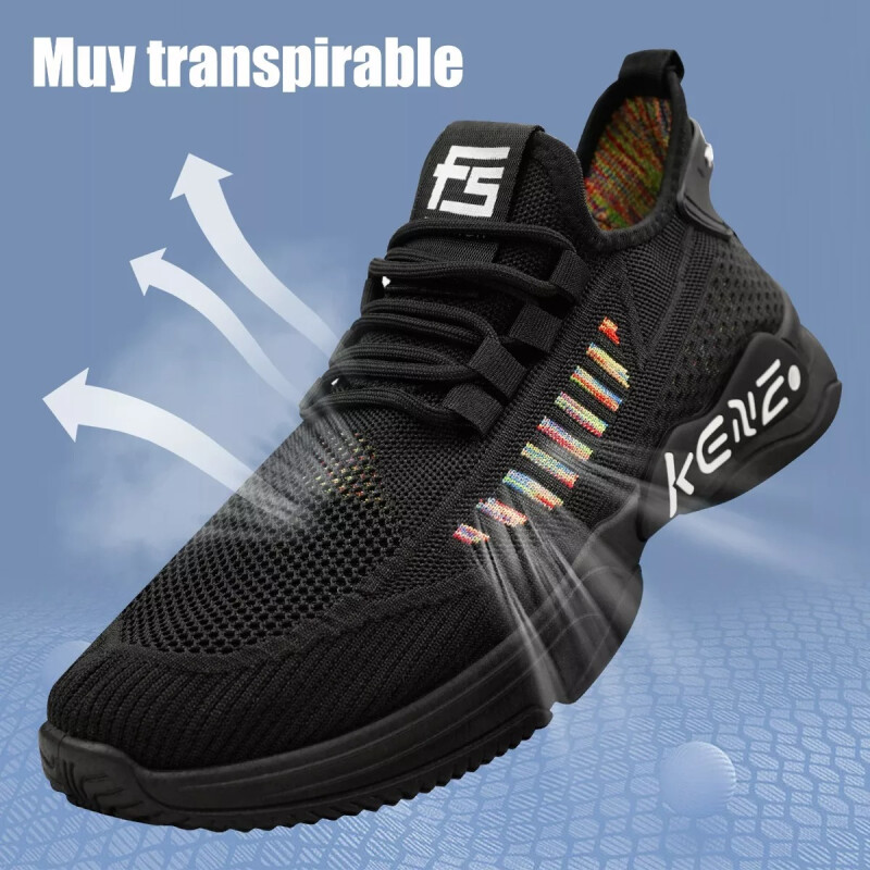 Calzado Deportivo Adulto Running Gran Comodidad Sport Negro