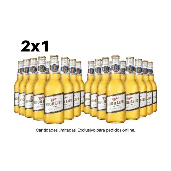 2x1 Cajas Miller High Life 600ml 2x1 Cajas Miller High Life 600ml