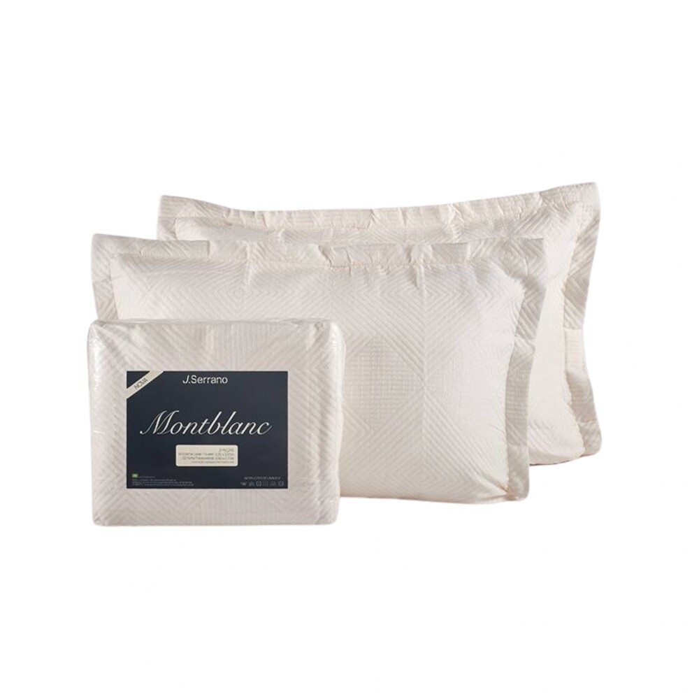Colcha Queen | 2 Plazas - Montblanc 2,30x2,60m Blanco Natural