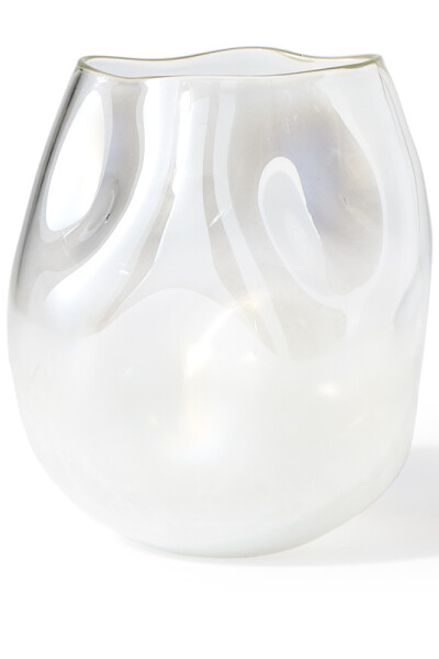 Vase collision white S Blanco